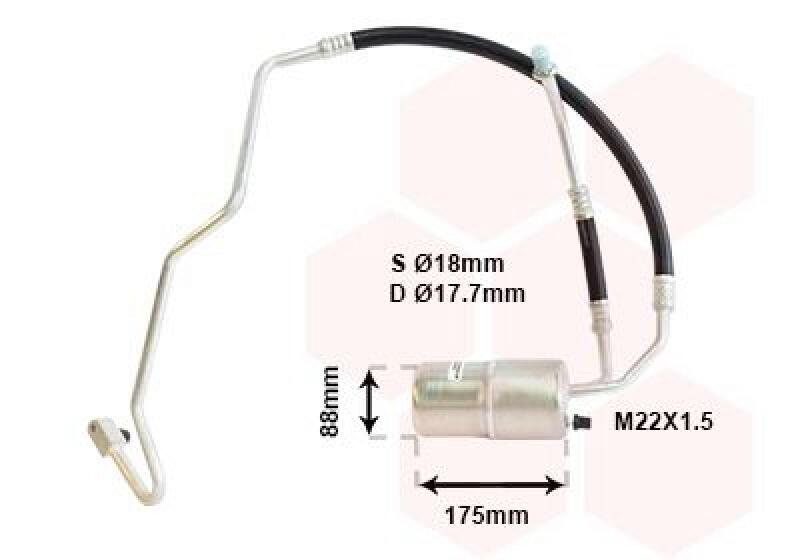 VAN WEZEL Trockner, Klimaanlage 2100D041