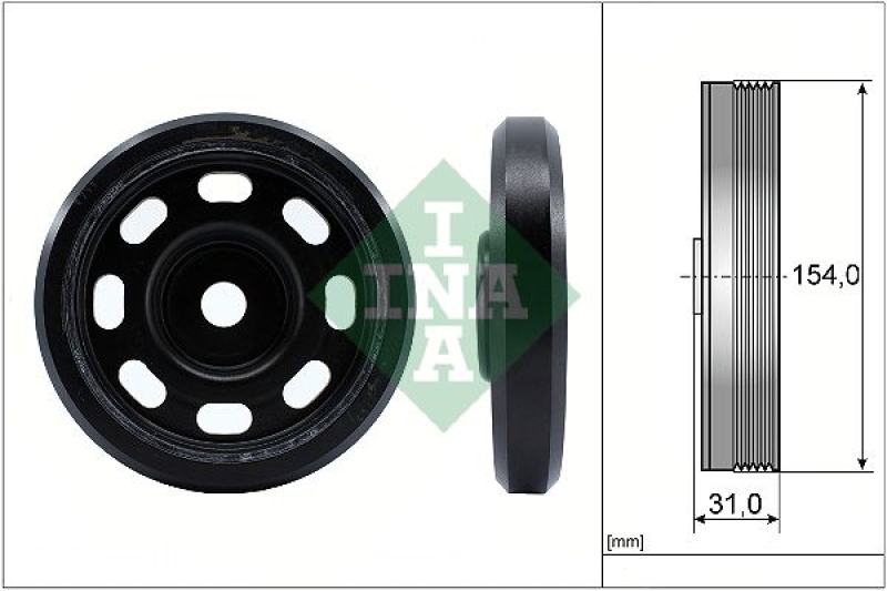 INA Belt Pulley, crankshaft