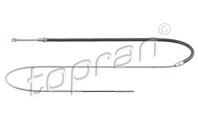 TOPRAN Seilzug, Feststellbremse 501093