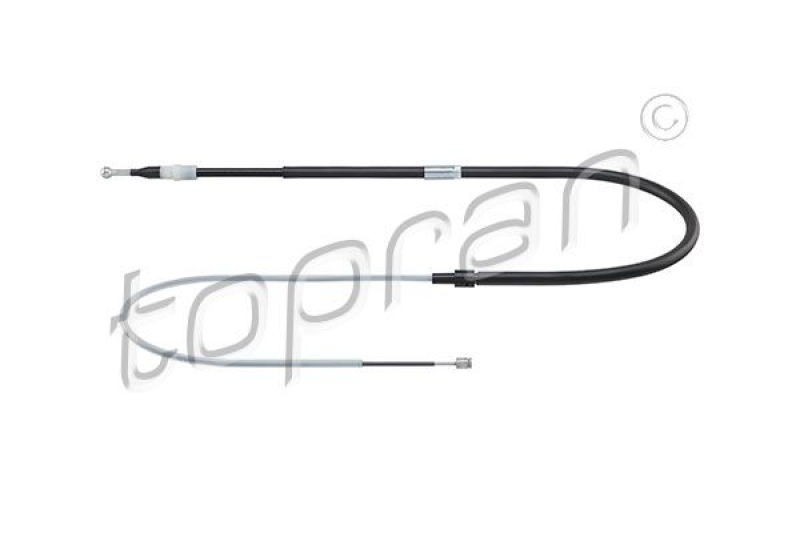 TOPRAN Cable Pull, parking brake