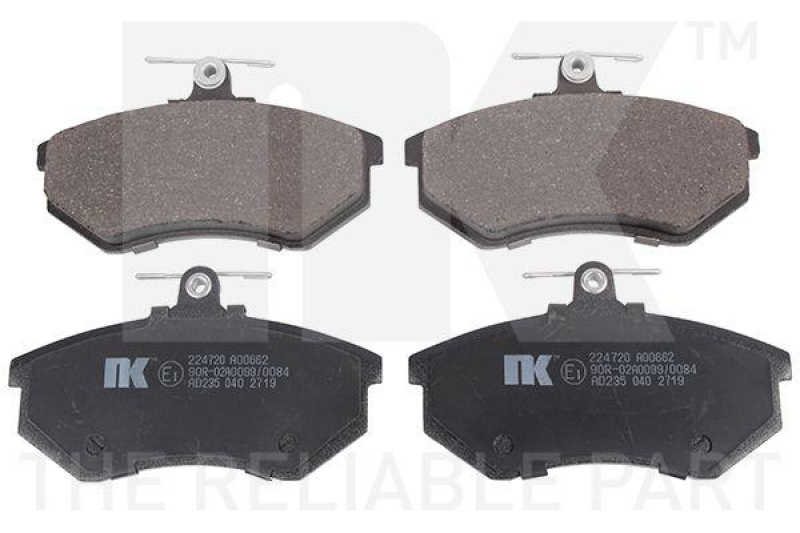 Bremsbelagsatz, Scheibenbremse 224720