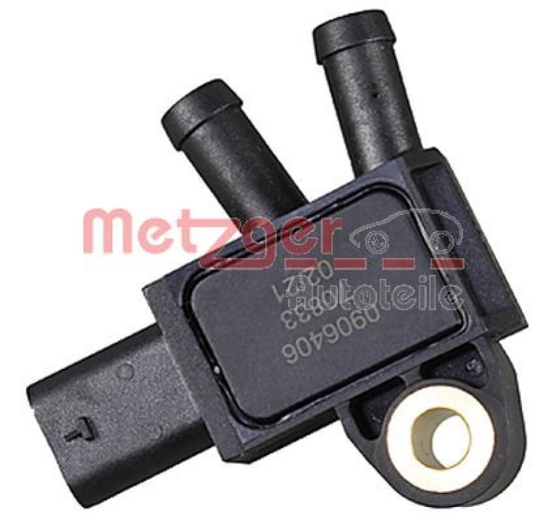 METZGER Sensor, Abgasdruck GREENPARTS