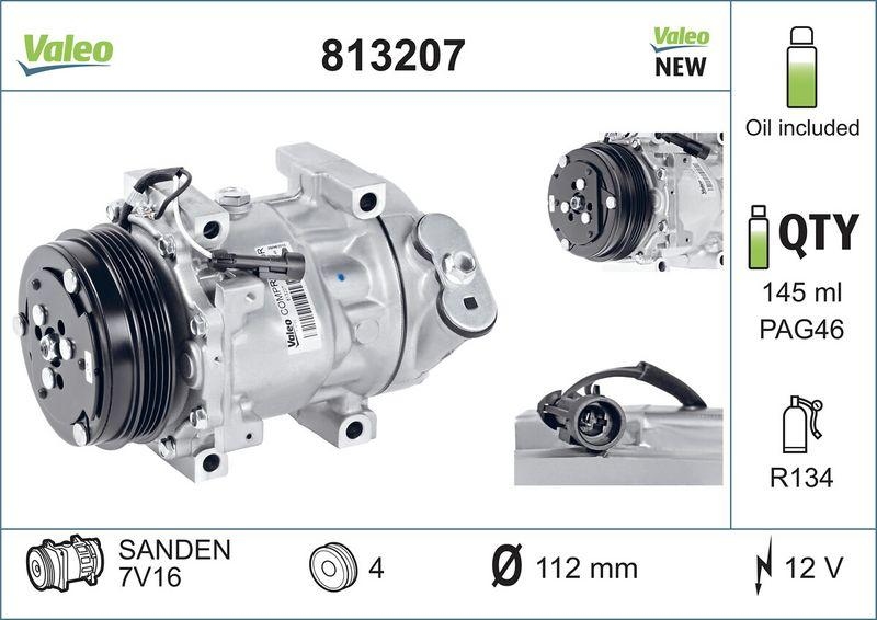 VALEO Kompressor, Klimaanlage VALEO CORE-FLEX