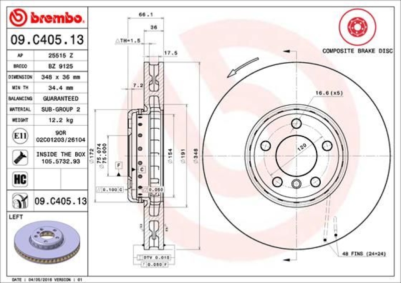 BREMBO Bremsscheiben + Beläge + Warnkontakt