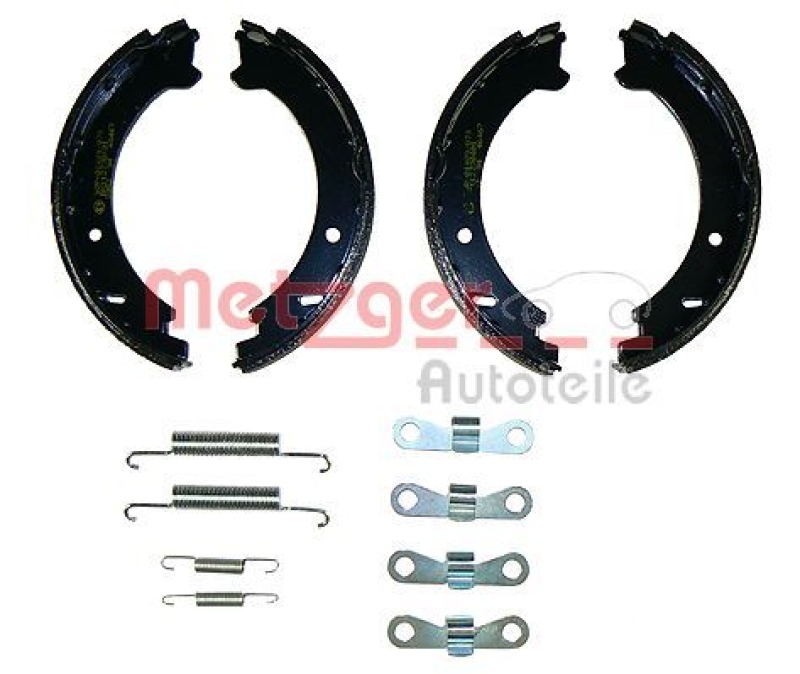 METZGER Brake Shoe Set, parking brake