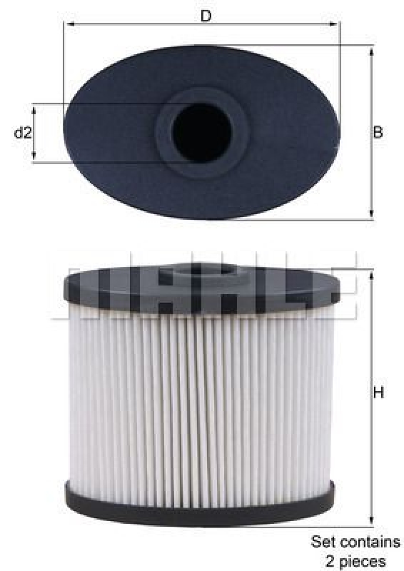 KNECHT Filter, crankcase ventilation