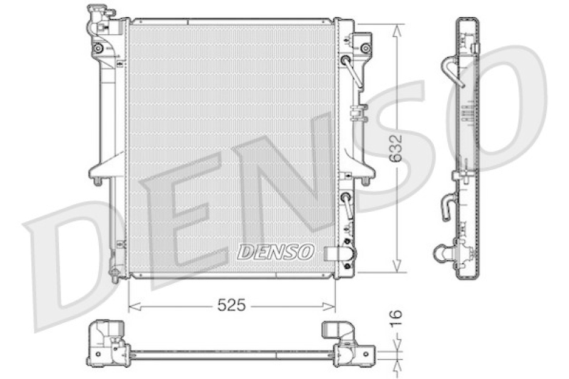 DENSO Radiator, engine cooling