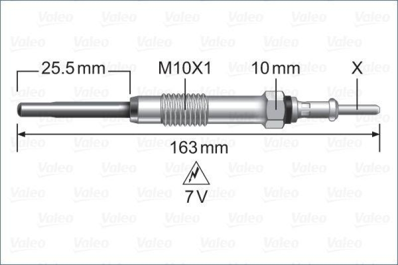 VALEO Gl&uuml;hkerze 345252