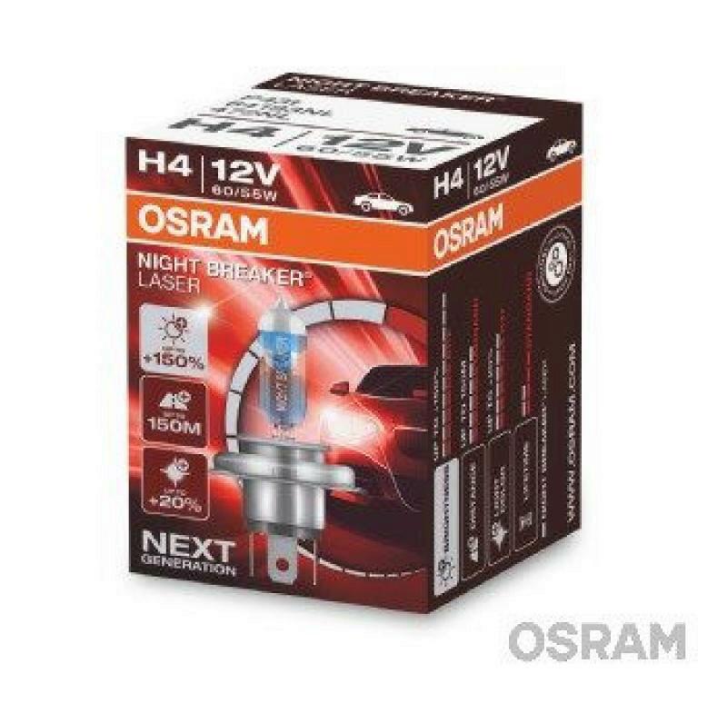 OSRAM Glühlampe, Fernscheinwerfer NIGHT BREAKER® LASER next generation