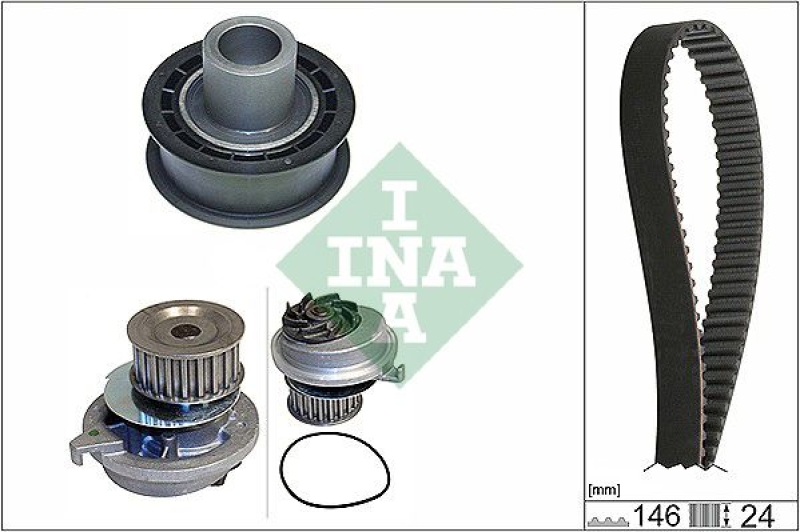 Schaeffler INA Wasserpumpe + Zahnriemensatz