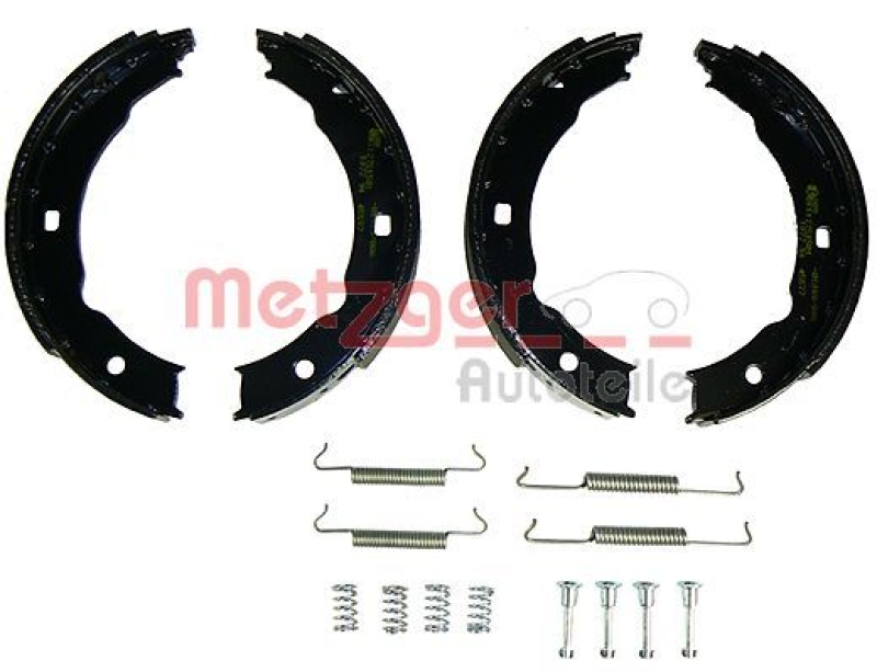 METZGER Brake Shoe Set, parking brake