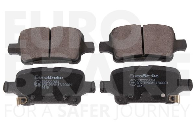 EUROBRAKE Brake Pad Set, disc brake