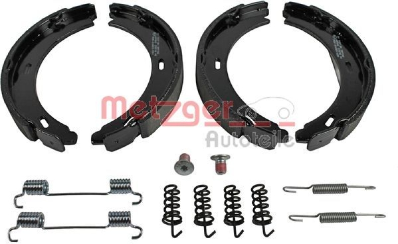 METZGER Brake Shoe Set, parking brake