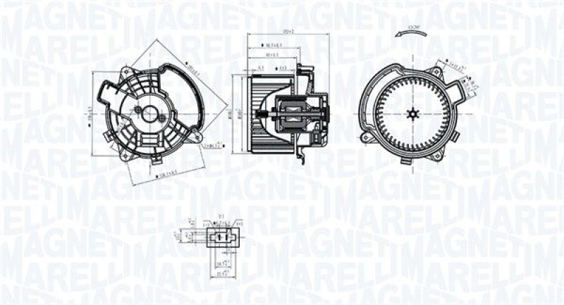 MAGNETI MARELLI Innenraumgebläse