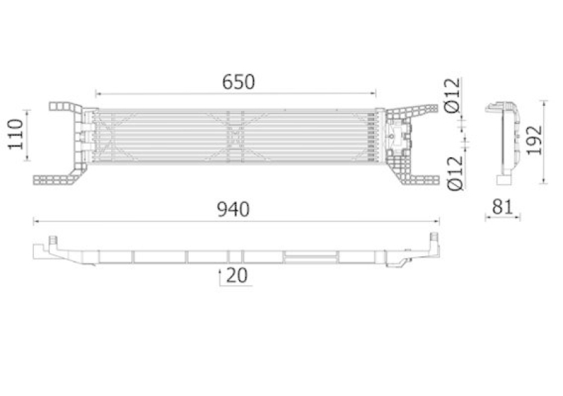 MAHLE Oil Cooler, automatic transmission