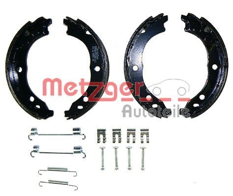 METZGER Brake Shoe Set, parking brake