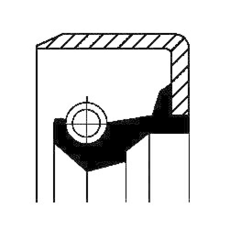 CORTECO Wellendichtring, Differential