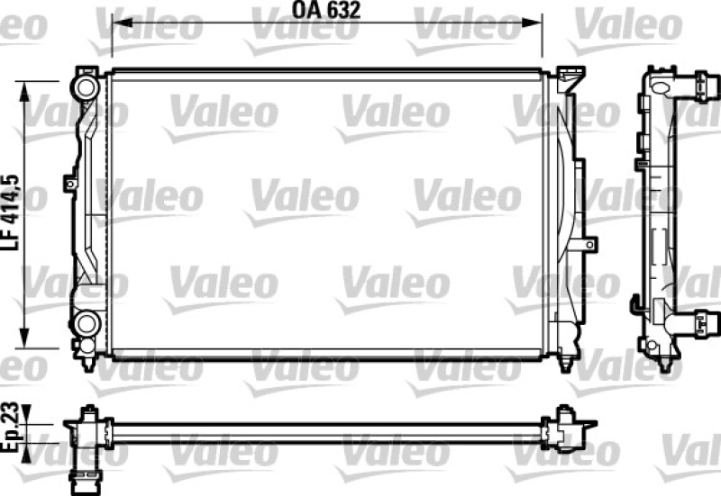 VALEO Radiator, engine cooling