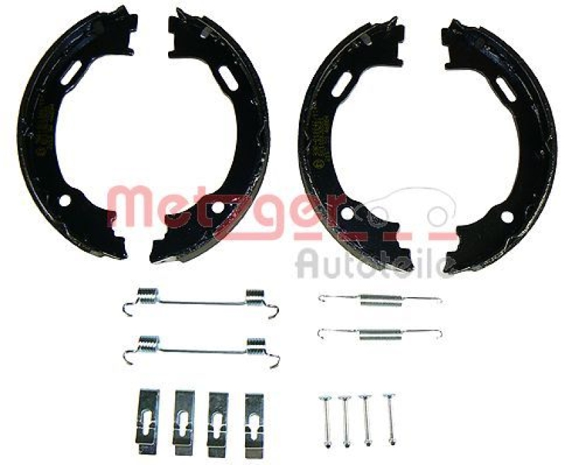 METZGER Brake Shoe Set, parking brake