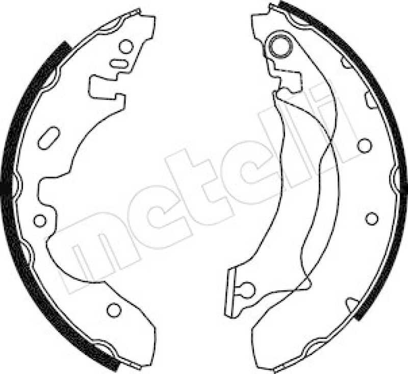METELLI Bremsbackensatz
