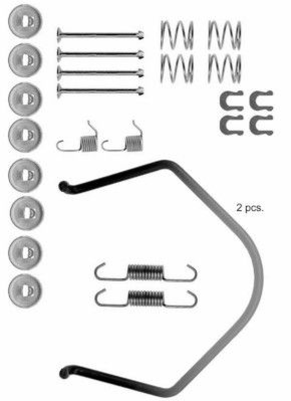 NPS Accessory Kit, brake shoes