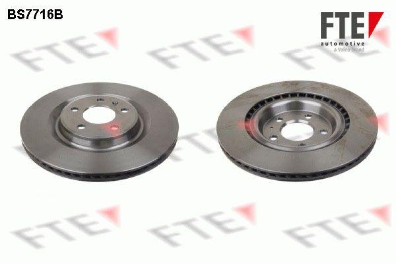 2x FTE Bremsscheibe COATED RANGE