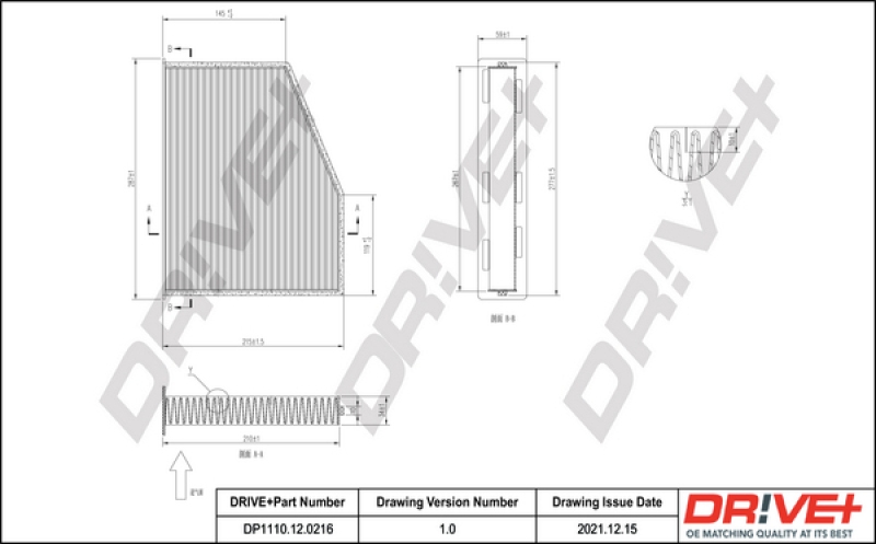Dr!ve+ Filter, Innenraumluft