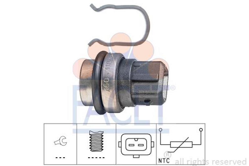 FACET Sensor, Kühlmitteltemperatur Made in Italy - OE Equivalent