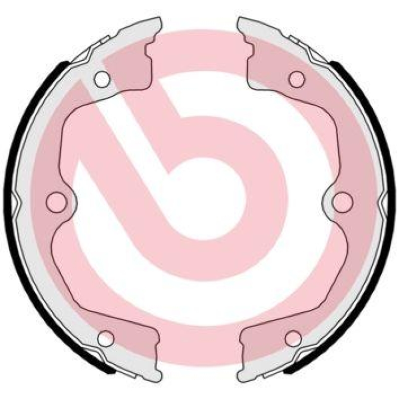 BREMBO Brake Shoe Set, parking brake ESSENTIAL LINE