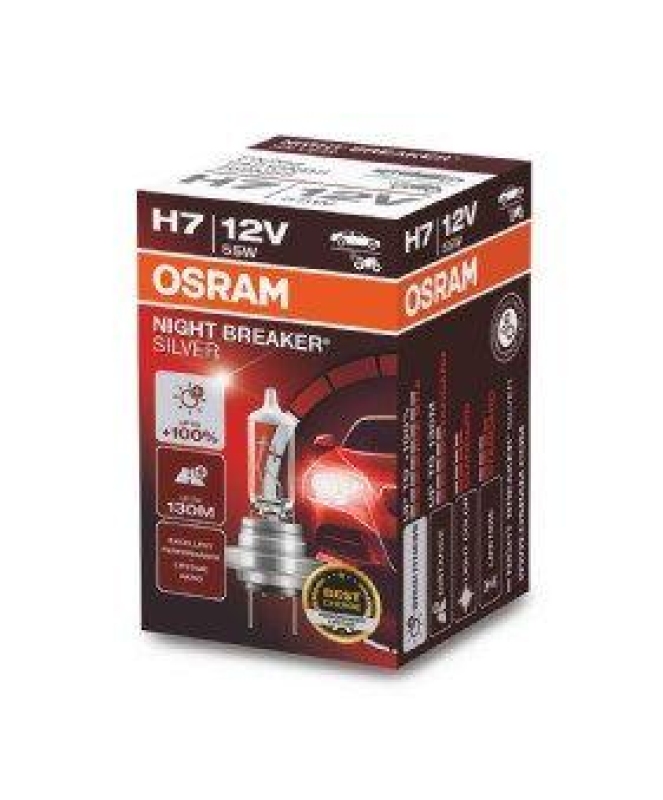 OSRAM Bulb, cornering light NIGHT BREAKER® SILVER
