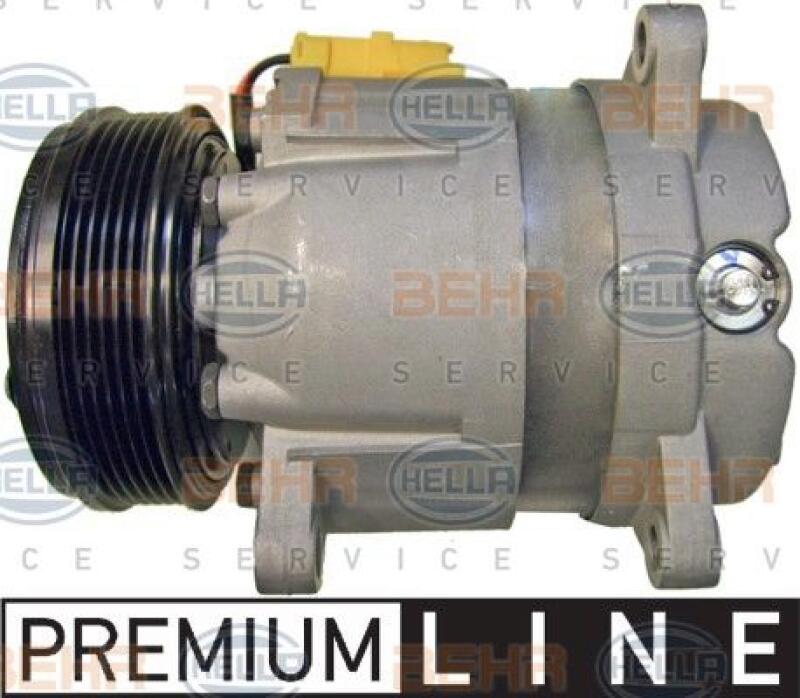 HELLA Compressor, air conditioning BEHR HELLA SERVICE *** PREMIUM LINE ***