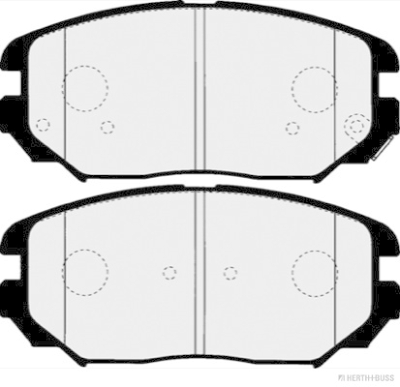 HERTH+BUSS JAKOPARTS Brake Pad Set, disc brake