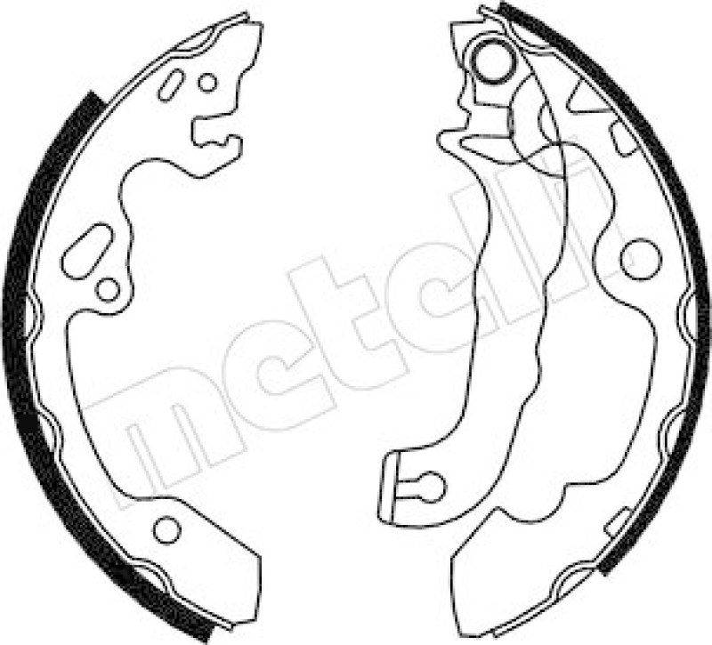 METELLI Brake Shoe Set