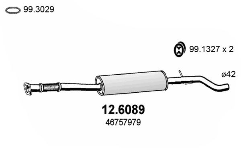 ASSO Centre Muffler