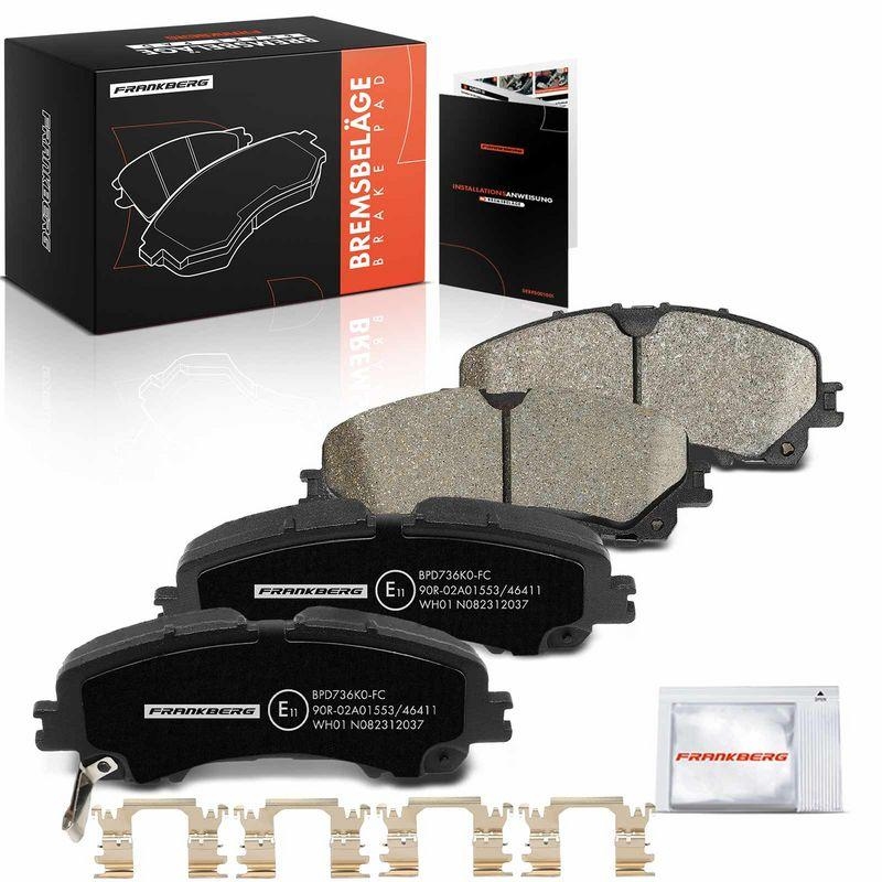4x Frankberg Bremsbeläge Vorderachse 5481FB0029789