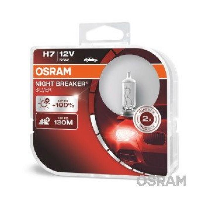 OSRAM H7 Night Breaker Silver Duo Pack