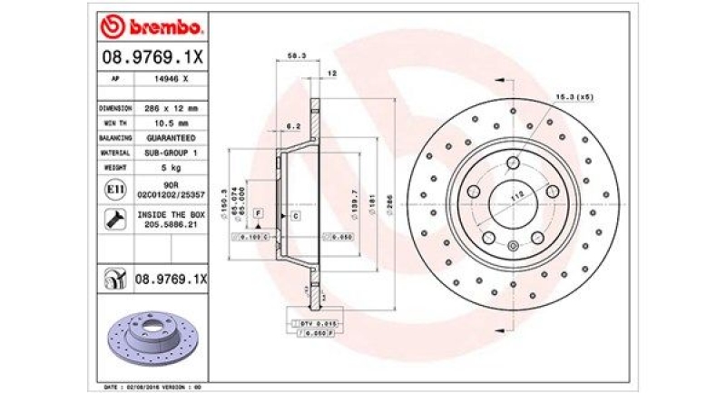 MAGNETI MARELLI Bremsscheibe