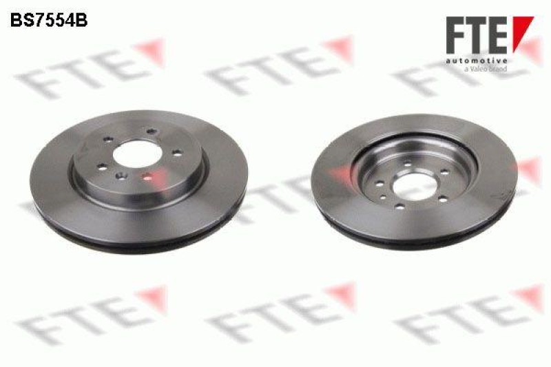 2x FTE Bremsscheibe COATED RANGE