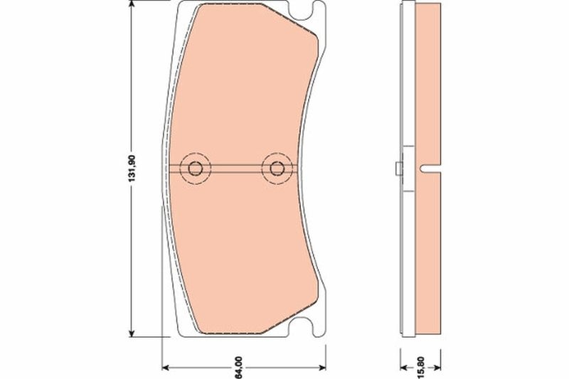 TRW Brake Pad Set, disc brake