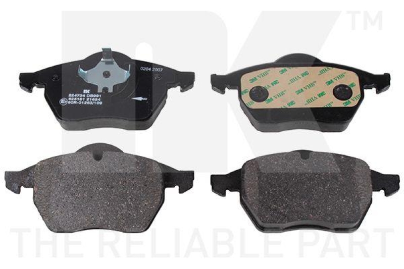 Bremsbelagsatz, Scheibenbremse 224734