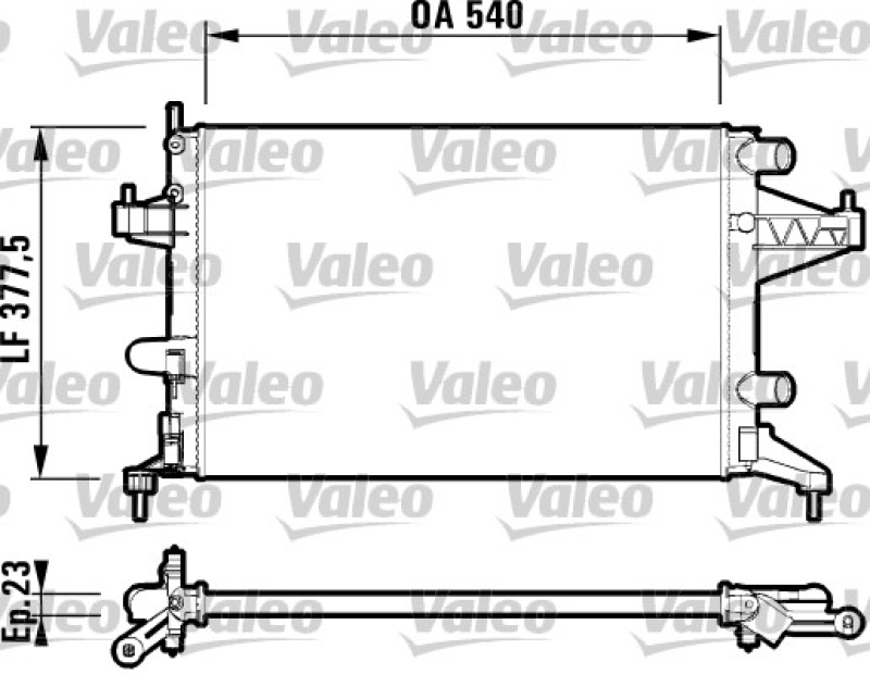 VALEO Radiator, engine cooling