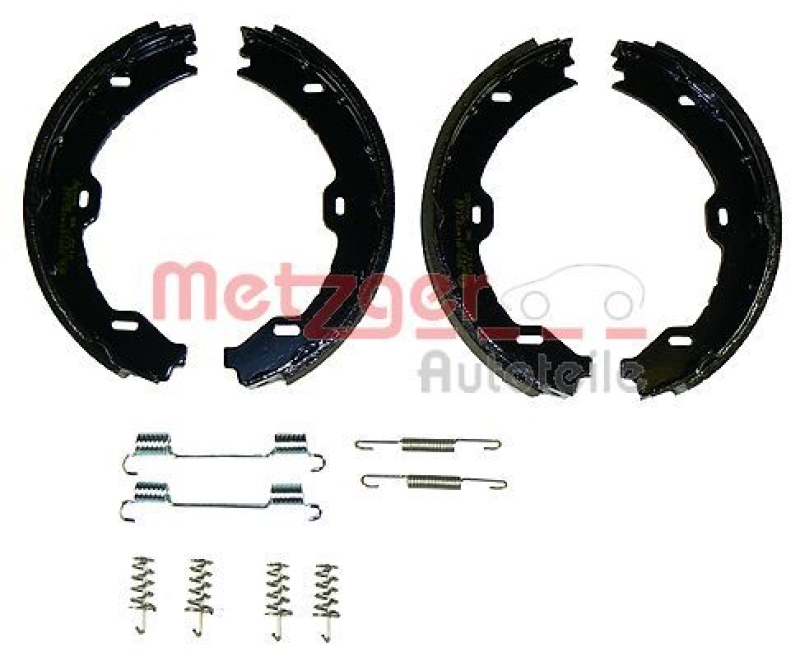 METZGER Brake Shoe Set, parking brake