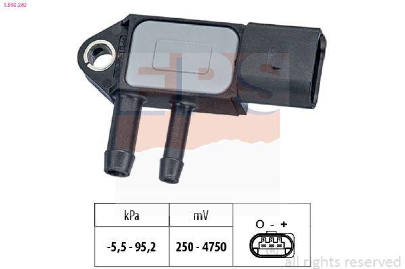 EPS Drucksensor, Bremskraftverstärker Made in Italy - OE Equivalent