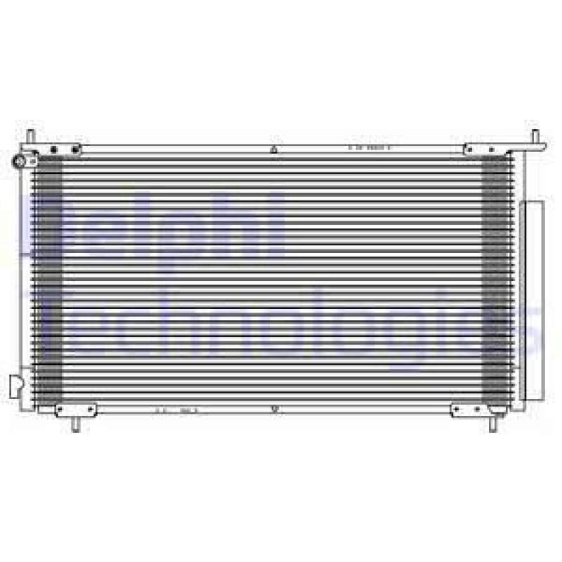 DELPHI Condenser, air conditioning