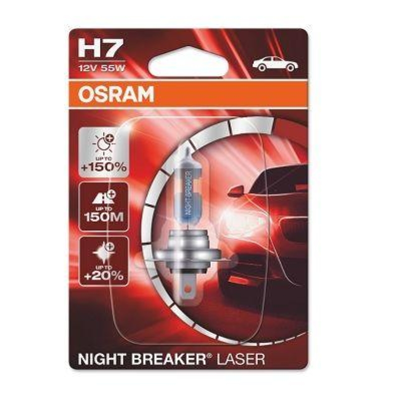 OSRAM Glühlampe, Abbiegescheinwerfer NIGHT BREAKER® LASER next generation