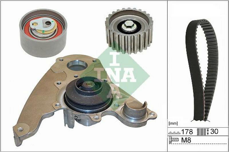 INA Water Pump & Timing Belt Set