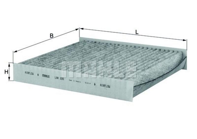 MAHLE Filter, Innenraumluft LAK 220