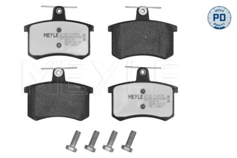 MEYLE Bremsbelagsatz, Scheibenbremse MEYLE-PD: Advanced performance and design.