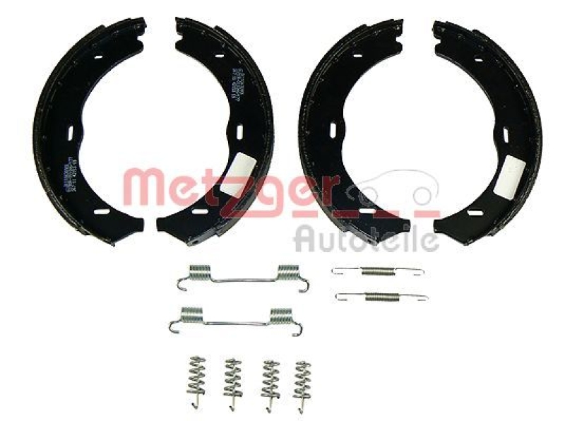 METZGER Brake Shoe Set, parking brake