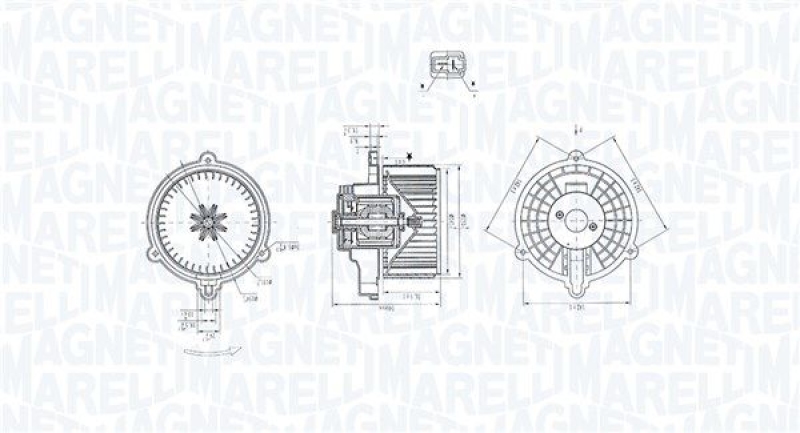 MAGNETI MARELLI Interior Blower